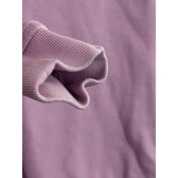 Alo Yoga Renown Crew Neck Pullover Sweatshirt Lavender Purple Womens - Picture 5 of 12